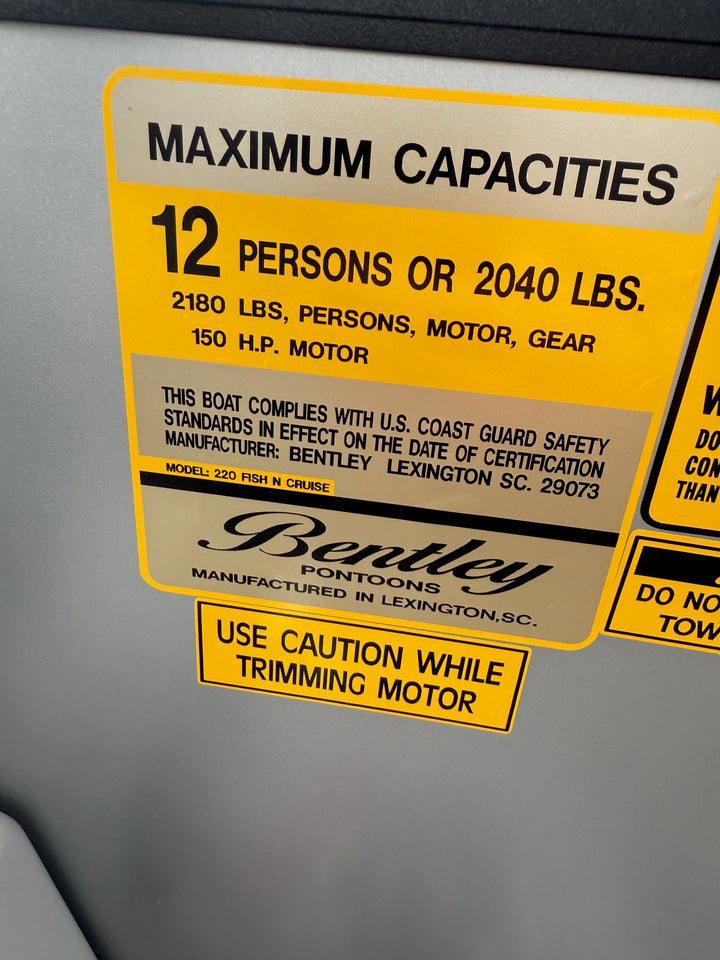 2026 Bentley 220 Fish-N-Cruise — photo 12